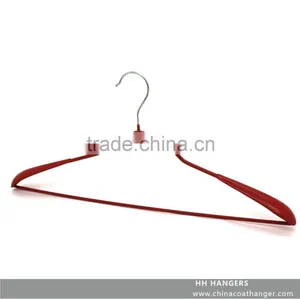 The HEAD Metal Red Suit Hanger With Eco-friendly Red Rubber Paint Coating,matal Coat Hanger thumbnail-1