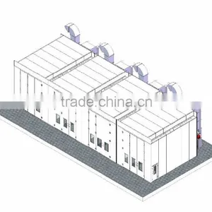 JF Paint Booth in Czech Republic Car Painting Machine Vehicles thumbnail-1