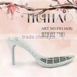 FH116(B) ABS Shoe High Heel Sole With Rhinestones thumbnail-1