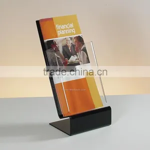 Custom Design Wall Mounted Outdoor Acrylic Brochure Magzine Holder thumbnail-1