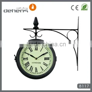 Double Sided Station Wall Clock thumbnail-3
