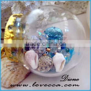 Crazy Hot Sell Christmas Fashion Small Round Glass Jars With Decoration Lids Fiindings thumbnail-1