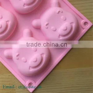CTBED121 Silicone Soap Molds for Mp Soap Making Symphony 6 Piece In One Winnie Bear thumbnail-5