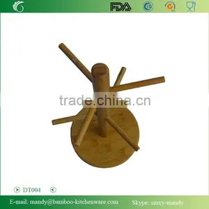 Bamboo Kitchen Rack for Spatula Hanging, Kitchen Utensils Hanger Stand thumbnail-1