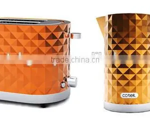KE0201 1.7L New Design Orange Electric Water Kettle thumbnail-2