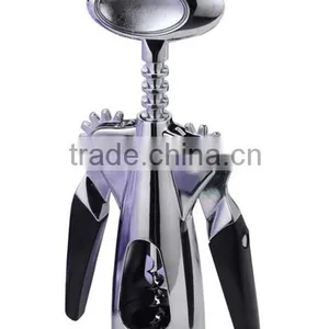 High Quality Luxury Style Chrome Plate Electric Corkscrew Wine Opener thumbnail-2