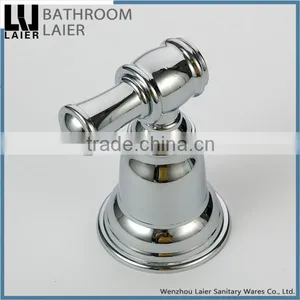 Customized High Quality Zinc Alloy Chrome Finishing Bathroom Sanitary Items Wall Mounted Double Robe Hook thumbnail-5