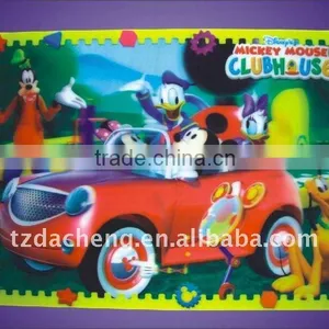 Plastic Table Plate Mat, Hot Food Table Mat, 3D Lenticular Printing Dining Table Mat thumbnail-1