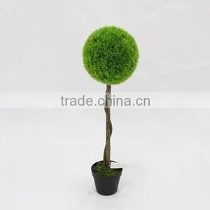 Green Decorative Artificial Grass Ball Bonsai Indoor Wholesale thumbnail-2