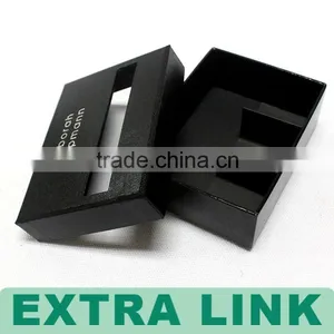 China Manufacturers Printing Custom Logo Black MDF Usb Flash Drive Gift Box, High Quality Electronic Packaging Box thumbnail-3