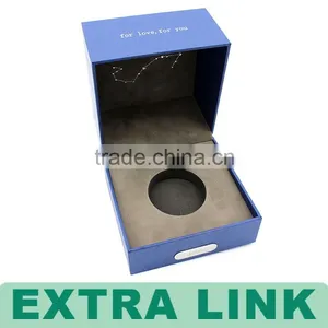 Custom Logo Printed Wholesale Products Matte Black Magnetic Wine Glass Bottle Cup Gift Boxes With EVA Form thumbnail-2