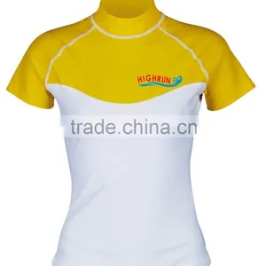 Wholesale Short Sleeve Surf Rash Shirts for Women thumbnail-1
