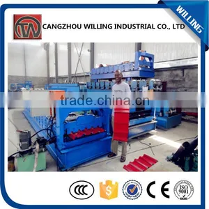 Color Steel Upper Roller Universal Plate Rolling Machine thumbnail-1