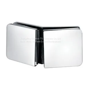 Fixed Panel Glass Shower Door Clamp Clip thumbnail-5