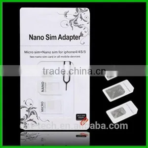 Nano Sim Card Adapters Standard Sim Card & Tools for IPhone thumbnail-2