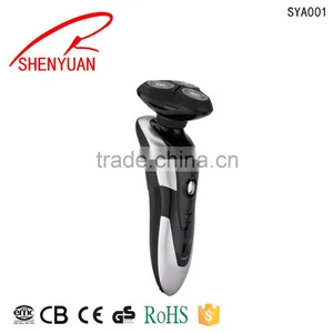 Strong Motor Washable Cheap Electric Rechargeable Shaver With Led Light 3heads Man Shaver thumbnail-3