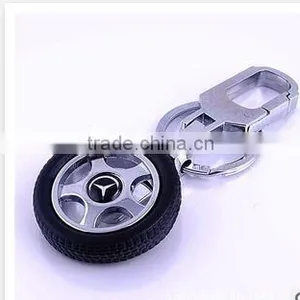Wholesale Tyre Key Chains/Best Selling Benz Metal Key Chains thumbnail-2