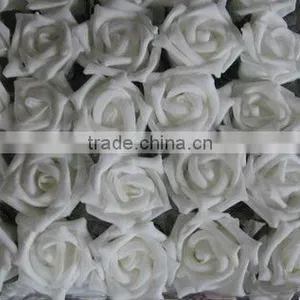 Rose Bush ,silk Cabbage Rose ,rose Bouquet in Pure White thumbnail-1