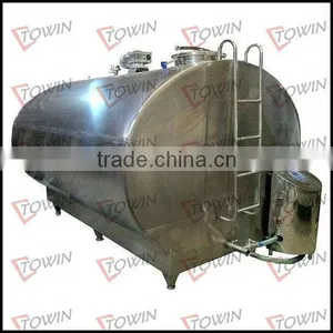 2000L Stainless Steel Milk Refrigeration Tanks thumbnail-1