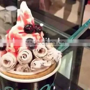 Commercial Double Pan Fried Ice Cream Machine/fried Ice Cream Roll Machine thumbnail-5