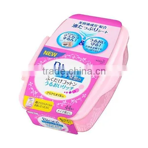 Cotton Puff Facial Moist Type With Natural Oil Extracts Biore thumbnail-1