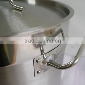 Focus on 04 Stainless Steel Sauce Pot With Aliminum Clad Bottom/large Cooking Pots /cooking Pot Set/stainless Steel Cookwar thumbnail-3
