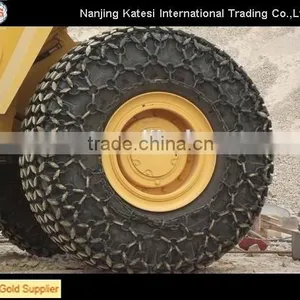 C A T 950H Loader High Quality Forged Tire Protection Chain thumbnail-2