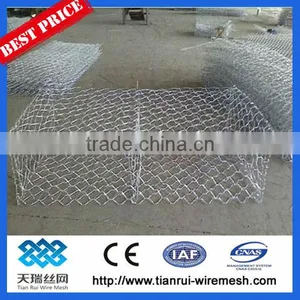 2mX1mX1m Galvanized Gabion Box/pvc Coated Gabion Basket thumbnail-1