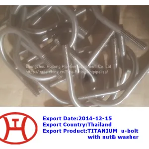 TITANIUM U-bolt With Nut& Washer thumbnail-1