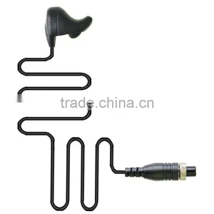 Portable Motorcycle PTT Interphone Earpiece for Kenwood Two Way Radio thumbnail-1