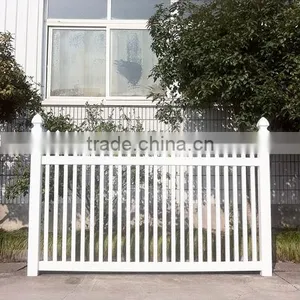 Cheap PVC Picket Fence / Plastic Picket Fence thumbnail-1