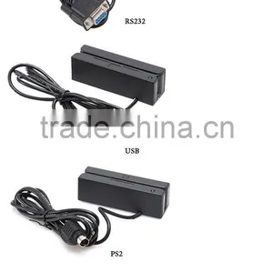 MSR100 Full 3 Tracks Magnetic Stripe Reader /Swipe Reader Support MAC, Win 7, XP , OS, and Android thumbnail-2