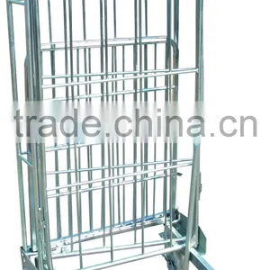 Wire Container Type and Heavy Duty Scale Evergreat Collapsible Rolling Metal Storage Cage thumbnail-2