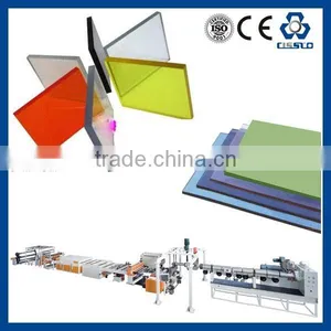 PC WAVE SHEET EXTRUDER,TRANSPARENT PC WAVE SHEET/PANEL MAKING LINE/ PC TRANSPARENT ROOF SHEET MAKING MACHINERY thumbnail-1