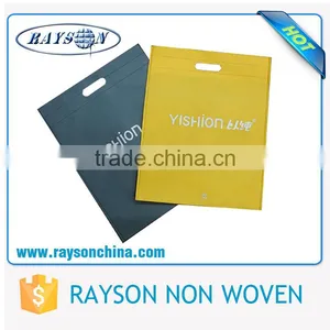Thermocompression Printing Plain Top Handle Non Woven D Die Cut Bag thumbnail-6