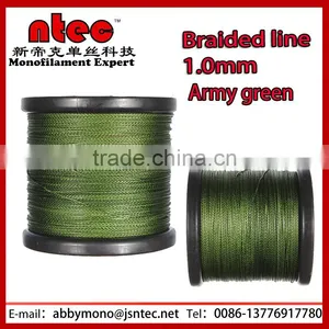 500m Braid Fishing Line 1.0mm 200LB Army Green Black thumbnail-1