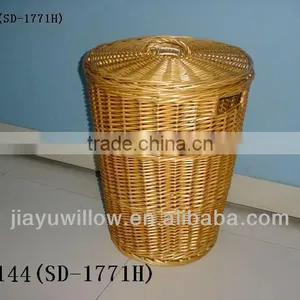 Wicker Trash Can thumbnail-5