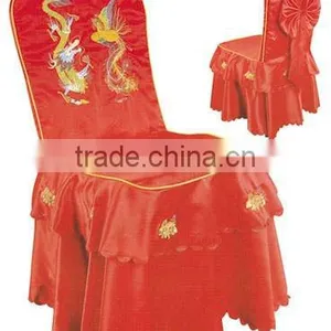 Wholesale Red Wedding Banquet Chair Cover thumbnail-2