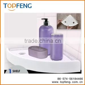 Zero Installation Corner Shelf/bathroom Shelf Corner Shelf/plastic Corner Shelf thumbnail-1