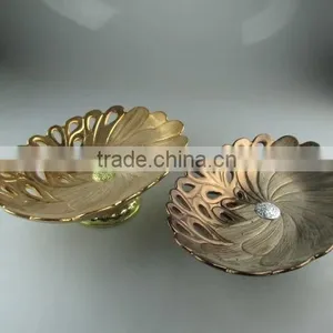 Stocklot Golden Metal Stand for Fruit/cake/candy/daily Use thumbnail-2