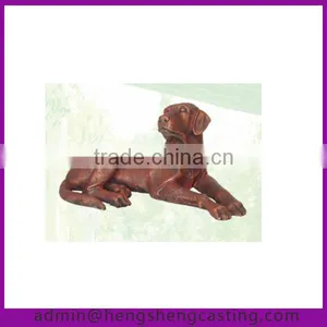 Antique Garden Cast Iron Dog Statues thumbnail-1