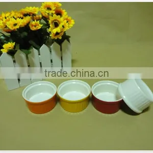 Daily Use Round Porcelain Ceramic Bakeware Bowl thumbnail-2