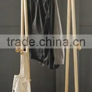 Wooden Coat Rack Wooden Cloth Rack Living Room Funiture thumbnail-2