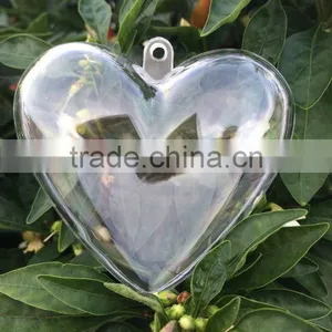 Plastic Transparent Heart Shape Box thumbnail-1
