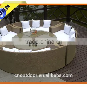 Super Thick Restaurant Top Quality Rattan Dining Set With Fashion Style 2012 thumbnail-1