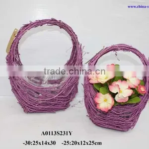 Wicker Baskets for Plants thumbnail-1