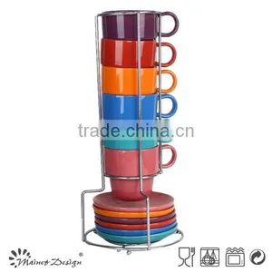 Custom Printed Ceramic Coffee & Tea Set,porcelain Cup & Saucer,wholesale Tea Sets thumbnail-5