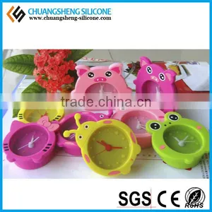 Digital Loud Sound Lovely Animal Shaped Clock Silicone Alarm Clock thumbnail-2