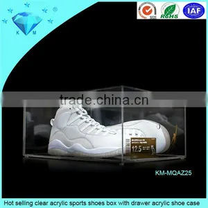 Custom Clear Acrylic Sneaker Display Box Wholesale thumbnail-1
