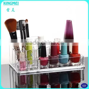 2015 Hot-sale Transparent Rectangle Shaped Cosmetic Organizer thumbnail-6